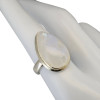 Teardrop Moonstone Sterling Silver Ring