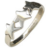 Star Cutout Sterling Silver Pinky Ring