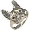 French Bulldog Sterling Silver Ring