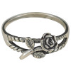 Rose Sterling Silver Ring