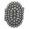Moonstone Teardrop & Oval Sterling Silver Bracelet