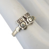 Owl Duo Sterling Silver Ring