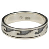 Wave Design Sterling Silver Ring