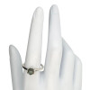 Labradorite Prong Set Sterling Silver Ring