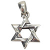 Star of David Sterling Silver Pendant
