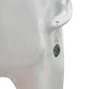 Labradorite Marquise Sterling Silver Hook Earrings