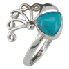 Howlite Sterling Silver Adjustable Ring