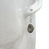 Labradorite Sterling Silver Hook Earrings