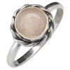 Rose Quartz Sterling Silver Ring