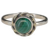 Malachite Sterling Silver Ring