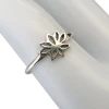 Lotus Sterling Silver Ring.