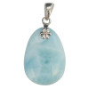 Handmade Larimar Sterling Silver Pendant