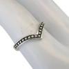 Sterling Silver Chevron Ring