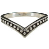 Sterling Silver Chevron Ring