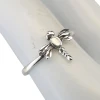 Mother of Pearl Sterling Silver Dragonfly Ring