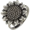 Sunflower Sterling Silver Ring