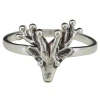 Reindeer Sterling Silver Ring