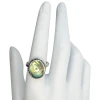 Abalone Shell Sterling Silver Ring