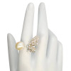 Pearl Sterling Silver Butterfly Adjustable Ring