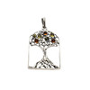 Baltic Amber Multicolor Tree of Life Pendant