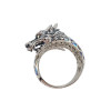 Abalone Sterling Silver Dragon Ring