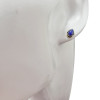 Lapis Sterling Silver Stud Earrings