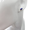 Lapis Silver Stud Earrings