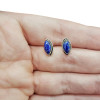 Lapis Silver Stud Earrings