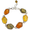 Multi-Color Amber Handmade Bracelet
