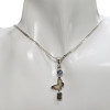 Labradorite Butterfly Silver Pendant