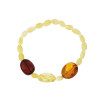 Multi-Color Amber Stretch Bracelet