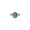 Malachite Stone Sterling Silver Ring