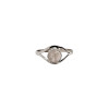 Rose Quartz Stone Sterling Silver Ring