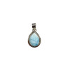 Larimar Stone Sterling Silver Pendant