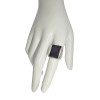 Black Onyx Sterling Silver Man's Ring