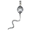 Pearl Sterling Silver Snake Pendant