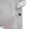 Lapis Sterling Silver Earrings On Hooks