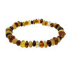 Multi Color Amber Stretch Bracelet