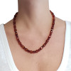 Baltic Amber Faceted Beaded Necklace 19.5"