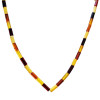 Amber Necklace. Multi-Color Amber Beaded Necklace 18"