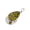 Handmade Amber Sterling Silver Pendant