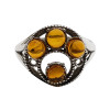 Cognac Amber Adjustable Ring