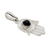 Amber  Hamsa Hand Pendant