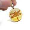 Amber Dragonfly Intaglio/Cameo Pendant