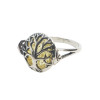 Citrine Amber Reversible/Flip Tree of Life Ring