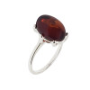 Cherry¬†Amber Sterling Silver Ring