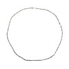 Oxidized Sterling Silver Chain 24''