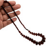 Faceted Cherry Genuine Baltic Amber Necklace 20"