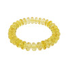 Faceted Citrine Genuine Baltic Amber Bracelet