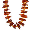 Multicolor Amber Beaded Necklace 22"